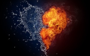 Fire-Water-Heart-Love-Pain-One-Heart-Pulsarmedia-Wallpaper